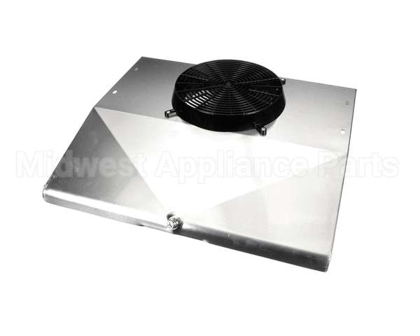 50-040 Continental Refrigeration Fan Panel Assy Black Fan Guard With 4-14