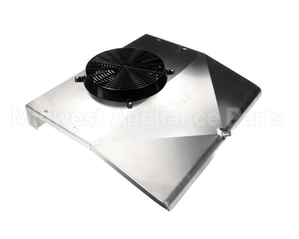 50-040 Continental Refrigeration Fan Panel Assy Black Fan Guard With 4-14