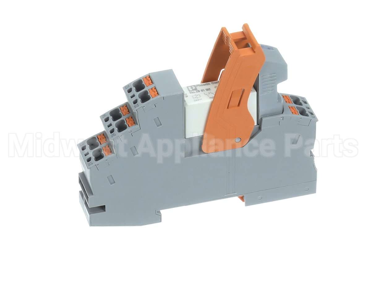 50-1596 Nu-Vu Relay Module,Dpdt,8A,24Vdc