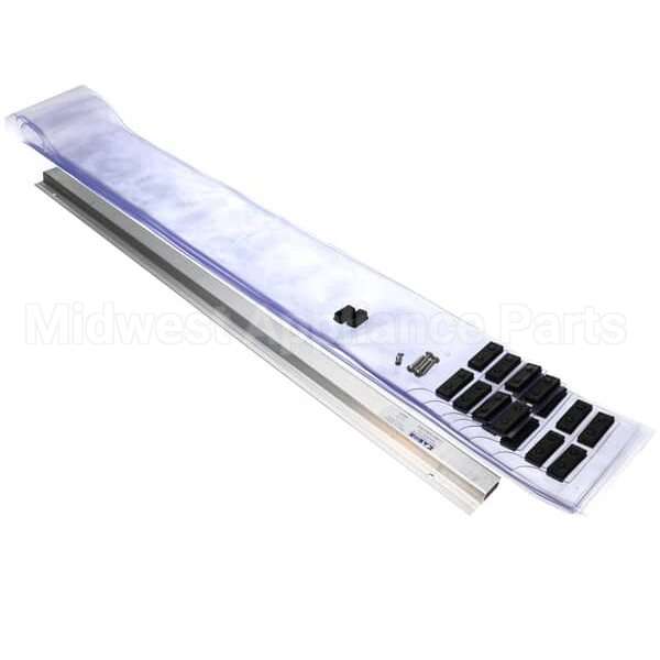 500002710 Compatible Kolpak Strip Curtain - 27-36Inx84In Translucent