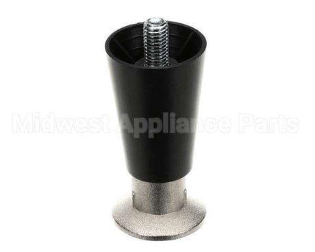 50206 Continental Refrigeration Legs, 4" Black (Adjustable Up To 5-1/4")
