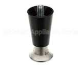 50206 Continental Refrigeration Legs, 4" Black (Adjustable Up To 5-1/4")