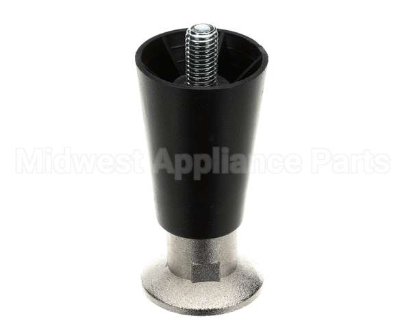 50206 Continental Refrigeration Legs, 4" Black (Adjustable Up To 5-1/4")