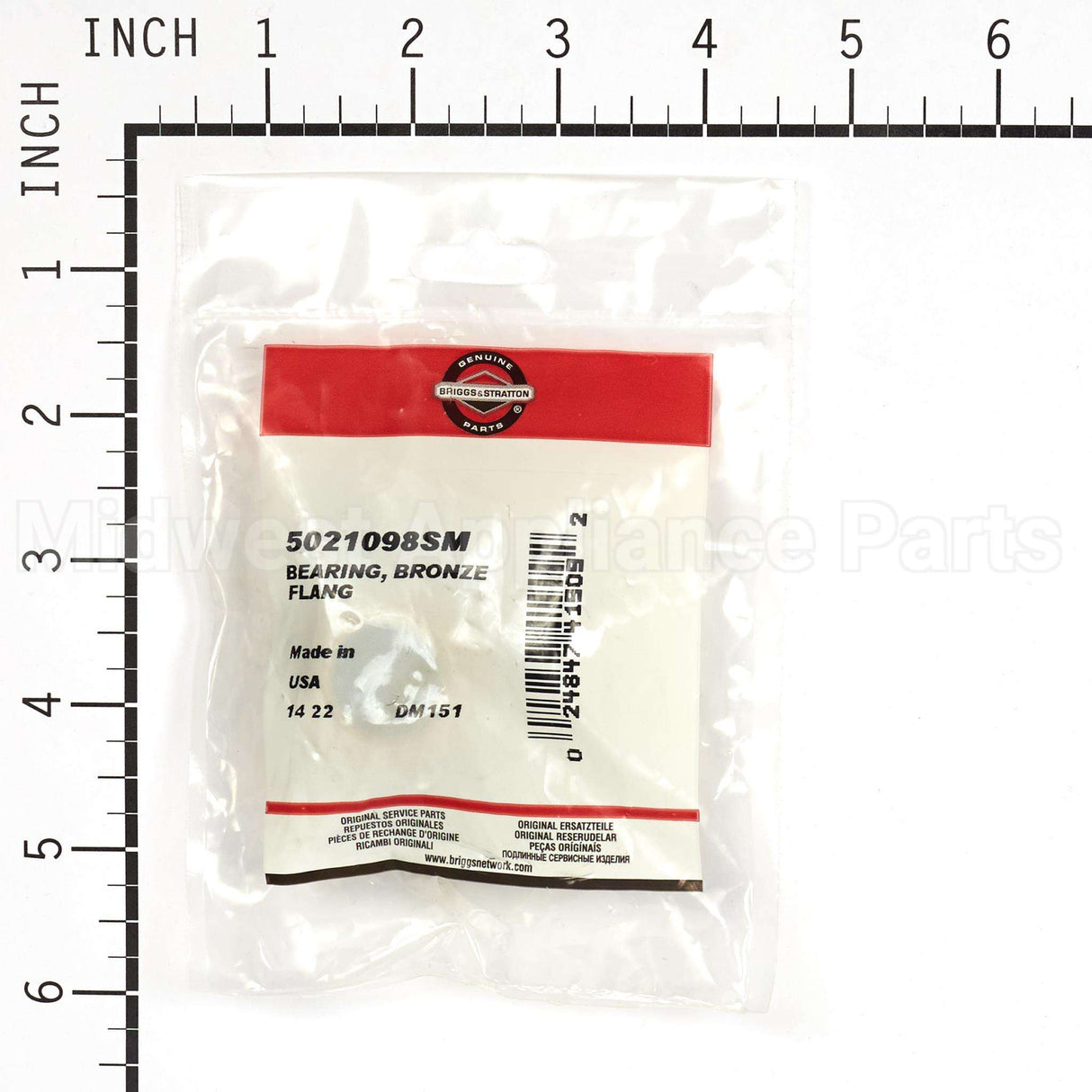 5021098SM Briggs & Stratton Bearing Bronze Flang