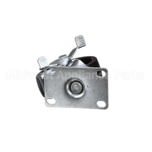 50212 Continental Refrigeration Caster, Flat Plate (4" W/ Brake) (5-1/8"