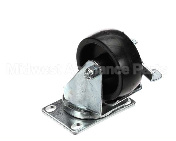 50216 Continental Refrigeration Caster Flat Plate (3" W/ Brake) (4-5/16"