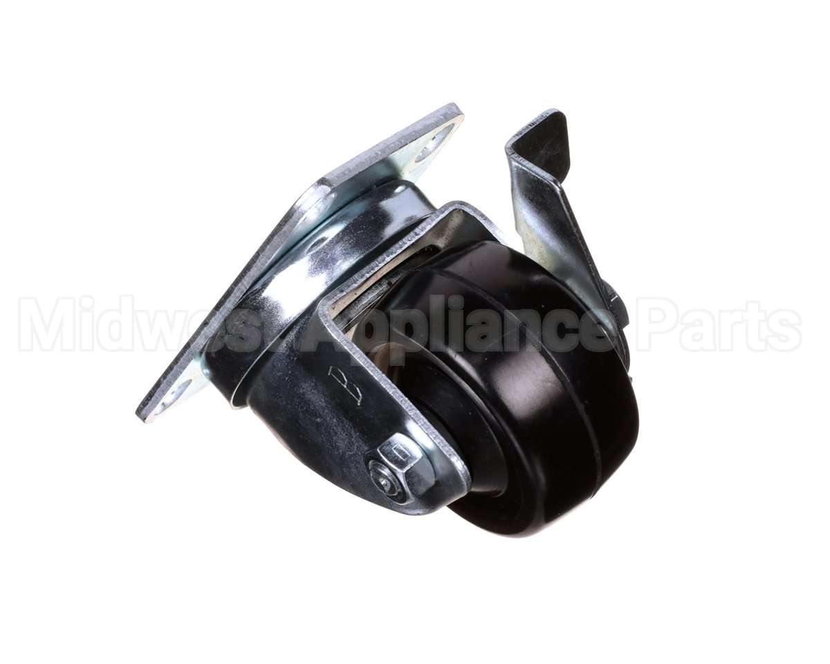 50232 Continental Refrigeration Caster, Flat Plate (2-1/2" W/Brake) (3-1