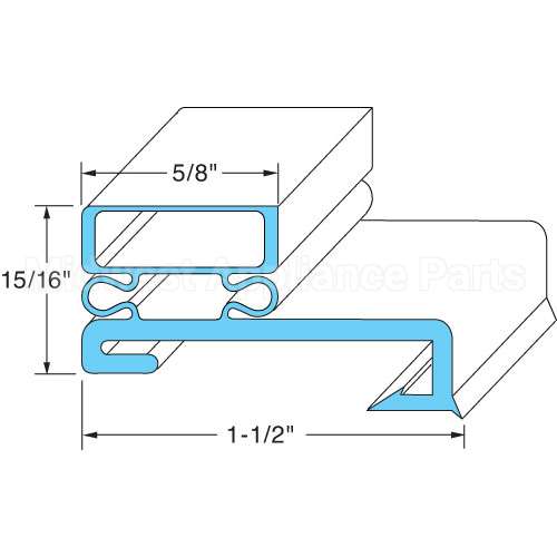 50384301 Compatible Victory Door Gasket