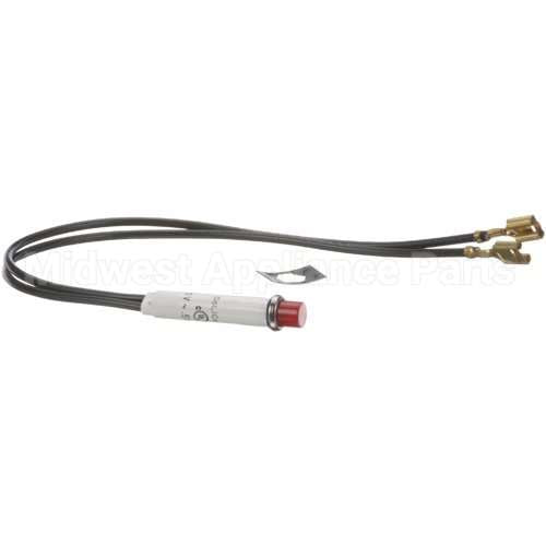 50385 Compatible Star Signal Light 5/16" Red 250V
