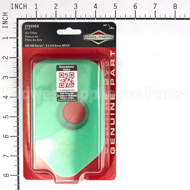 5047K Briggs & Stratton Filter-A/C Foam