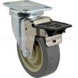 505042-PE Compatible Hobart Caster Plate, 4"Swvl, W/Brake