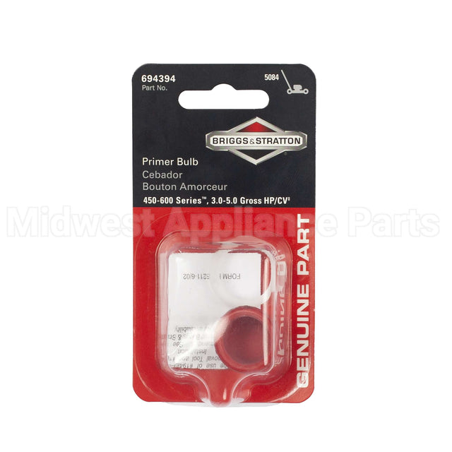 5084K Briggs & Stratton Primer-Carburetor