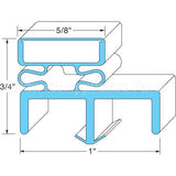 50907001 Compatible Beverage Air Door Gasket 23" X57-3/4"