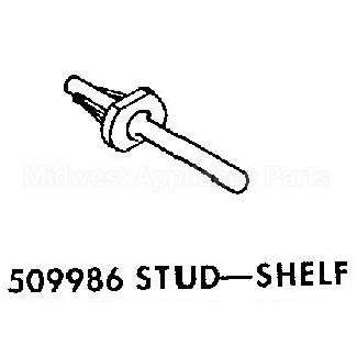 509986 Whirlpool Stud-Shelf