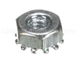 51132 Market Forge Nut, Keps, 8-32, Zinc