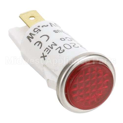 51157 Compatible Star Signal Light 1/2" Red 250V