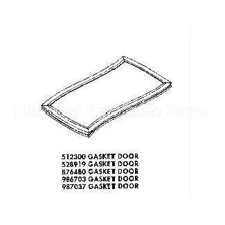 512300 Whirlpool Gasket-Dor