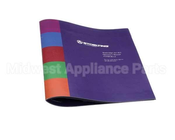 513709 Stoelting Manual Owners Dqu431 A