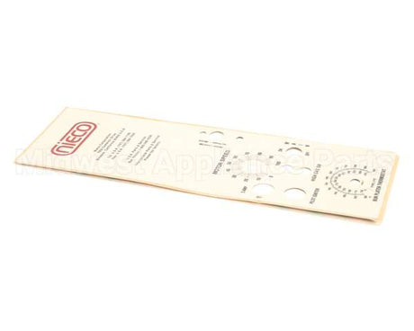 5146-11 Nieco Label, Control Box (6/824Bgt,930/950G)