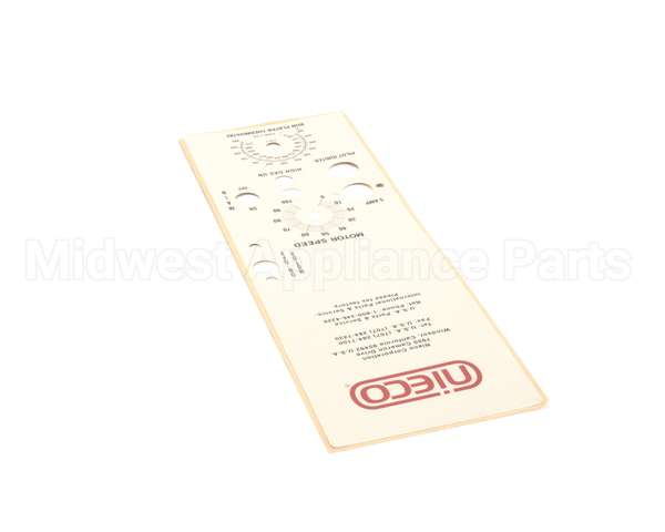 5146-11 Nieco Label, Control Box (6/824Bgt,930/950G)