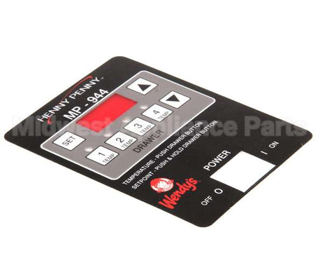 51464 Henny Penny Decal Mp-944 Control Wendys