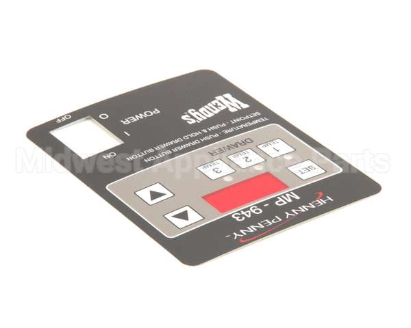 51561 Henny Penny Decal - Mp-943 Control Wendy