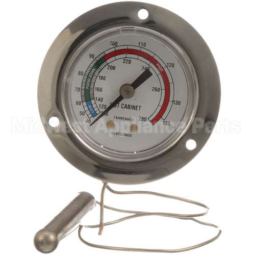 5238008K Compatible Crescor Thermometer2", 100-280F, 3" Flange