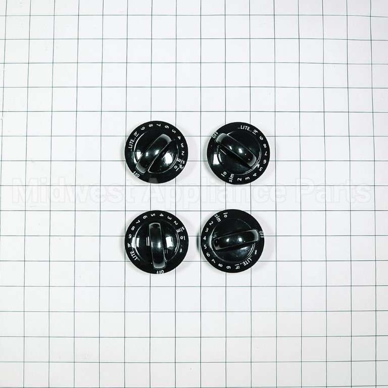 5304480915 Frigidaire Knob Set 4=1 Top