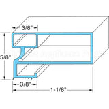 5304506125 Compatible Arctic Air Door Gasket 31 1/4" X 61 5/8"