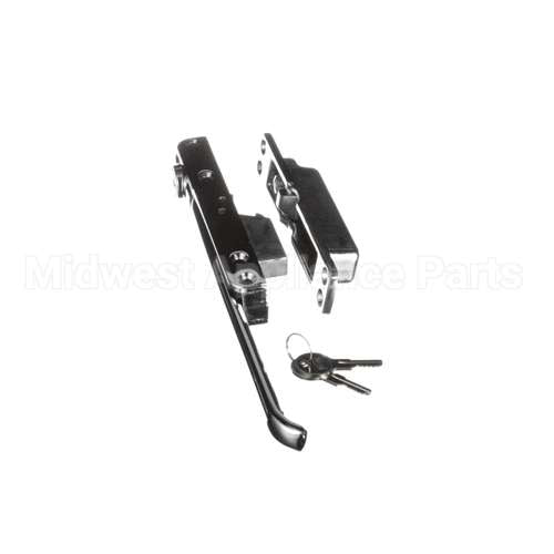 531C-00004 Kason Latch Chrome W/ Cylinder Lock