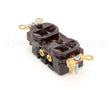 5352AB Hubbell Lighting Duplex Rcpt Brown 20A 125V