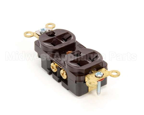 5352AB Hubbell Lighting Duplex Rcpt Brown 20A 125V