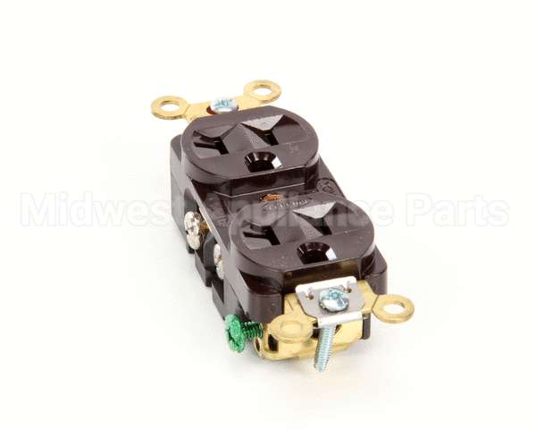 5352AB Hubbell Lighting Duplex Rcpt Brown 20A 125V
