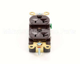 5352AB Hubbell Lighting Duplex Rcpt Brown 20A 125V