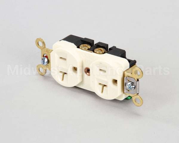 5352AI Hubbell Lighting Duplex Rcpt Ivory 20A 125V