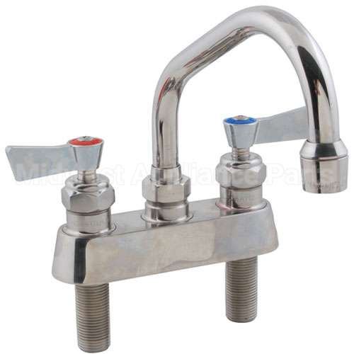 53740 Compatible Fisher Faucet Faucet, 4"Dk, Leadfree, Ss.6"Sp