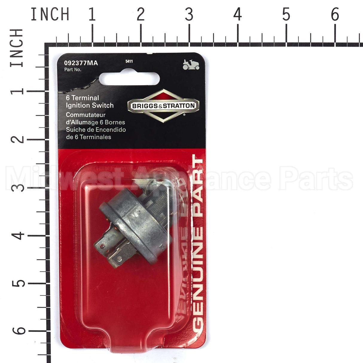 5411K Briggs & Stratton 6 Terminal Switch
