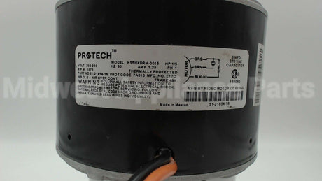5455 Nidec-Us Motors 1/3Hp 1075Rpm 208-230V 5.6"Dia