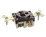 5461 Hubbell Lighting Sgl Wall Receptacle Wdyrc