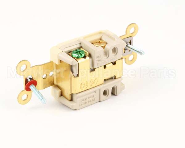 5461I Hubbell Lighting Ivory Single Receptacle