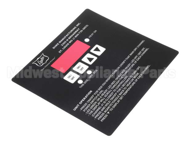 553533 Duke Kit, Mylar Sz 6-Chn Control Repl Taco Be