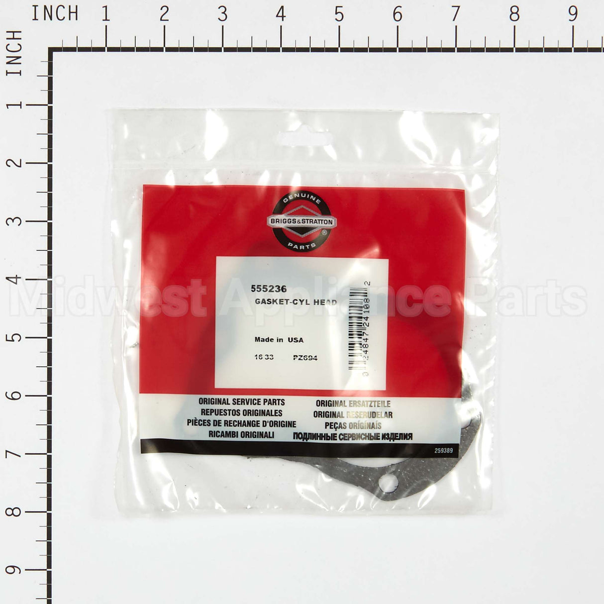 555236 Briggs & Stratton Gasket-Cyl Head