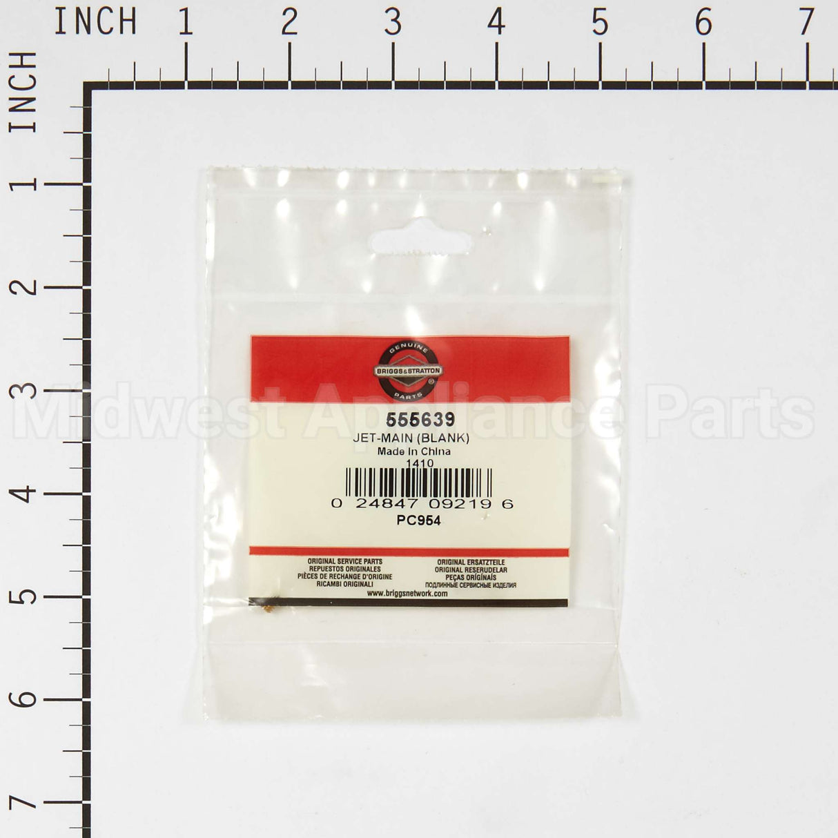 555639 Briggs & Stratton Jet-Main (Blank)