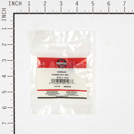 555646 Briggs & Stratton Screw/Nut Set