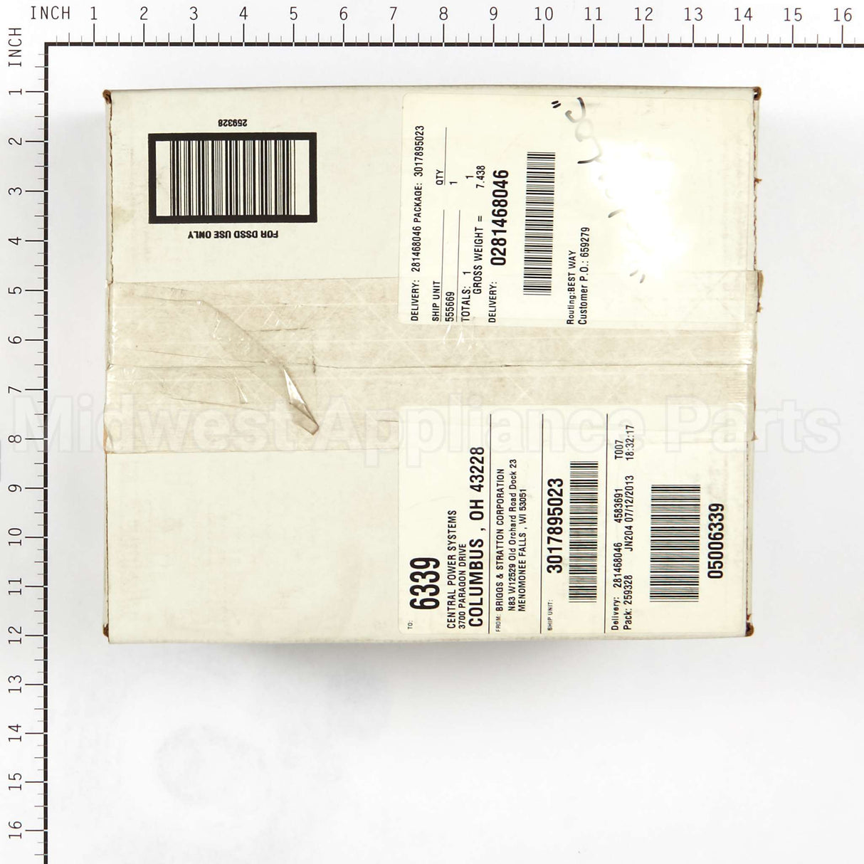 555669 Briggs & Stratton Cylinder Assembly