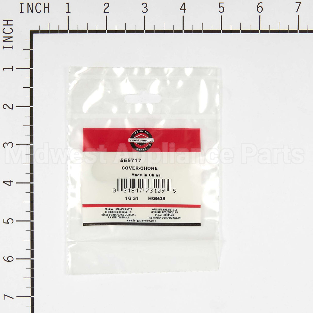 555717 Briggs & Stratton Cover-Choke