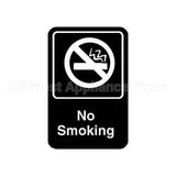 5613 Compatible Traex Sign, No Smoking, Black, 6X9"