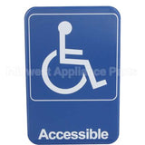 5644 Compatible Traex Sign, Handicap, Blue, 6X9"