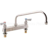 57665 Compatible Fisher Faucet, 8"Dk12"Sp, S/S
