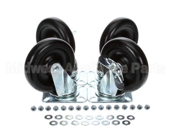 57784 Perlick Caster Kit, Set Of 4, 6 1/8